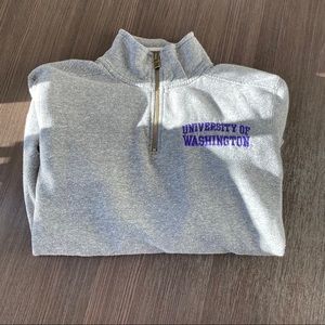 university of washington half zip